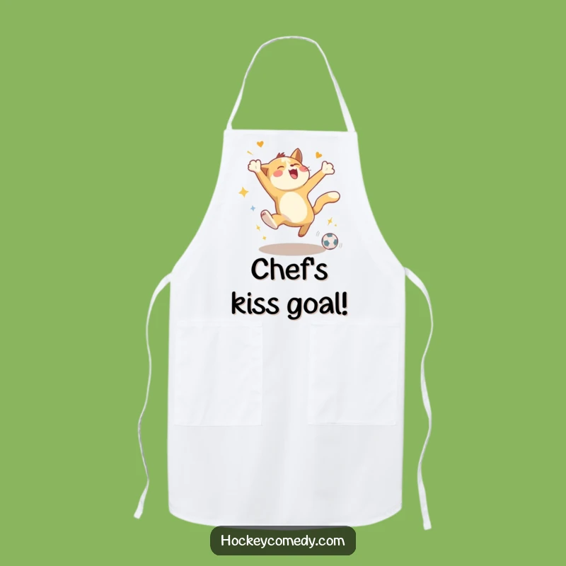 Funny Animal Goal Celebration Apron - Kitchen Victory Wear
