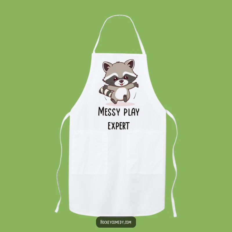 Funny Raccoon Apron: Hilarious Kitchen Wear for Playful Chefs, Great Gift