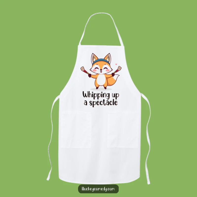 Funny Fox Juggler Apron - Cook with Cunning Flair!
