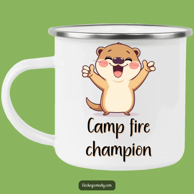 Funny Otter Camping Mug: Durable Victory Mug for Outdoor Celebrations Gift