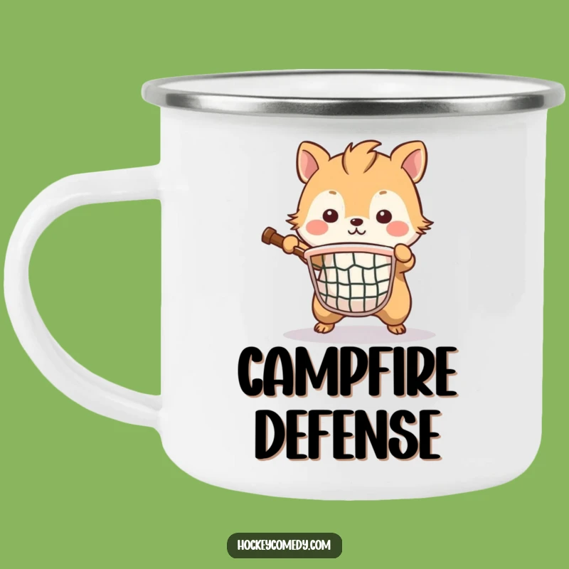 Funny Brave Animal Camping Mug - Outdoor Grit with Net Defense Gift