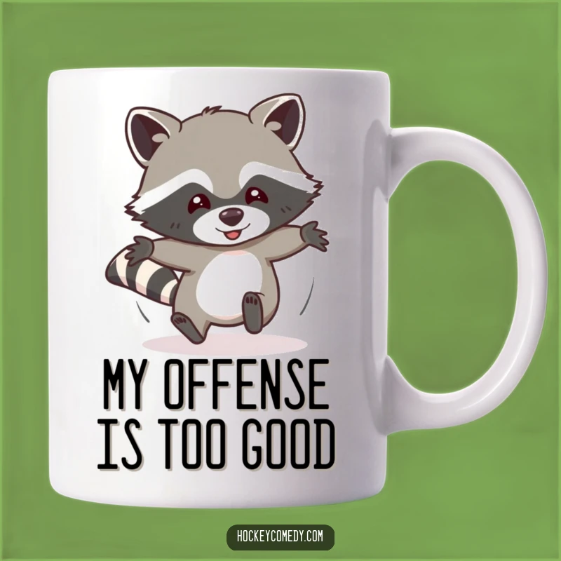 Funny Raccoon Sliding Mug: Hilarious Animal Action Gift for Racoon Lovers