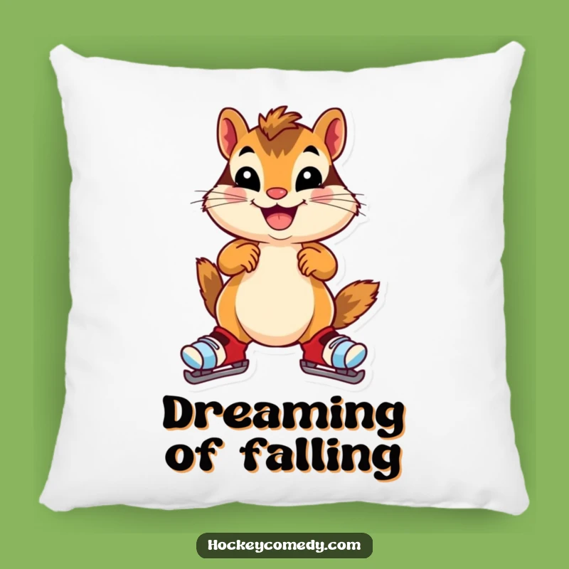 Funny Chipmunk Pillow - Cozy & Hilarious Skater Accent Cushion Gift