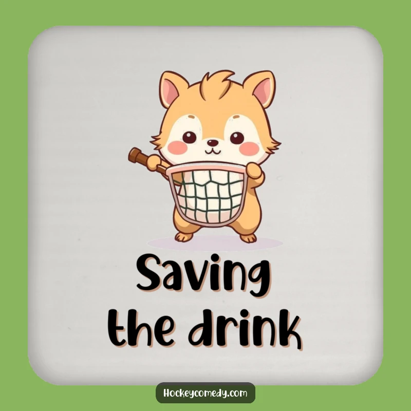 Funny Brave Animal Coaster - Protect Surfaces with Determined Defense Gift