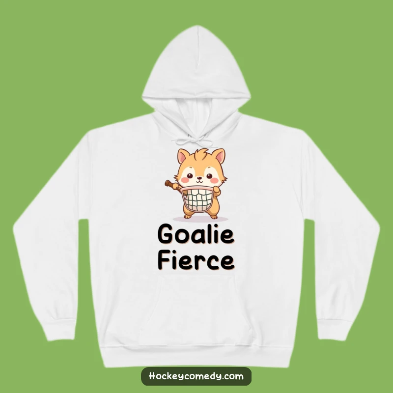 Funny Brave Animal Hoodie - Cozy Protection with Determined Net Defense Gift