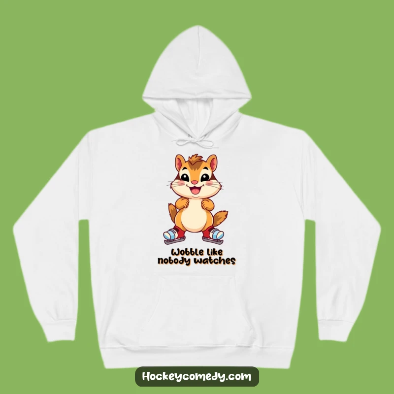 Funny Chipmunk Hoodie - Cozy & Hilarious Skater Sweatshirt for Cold Days