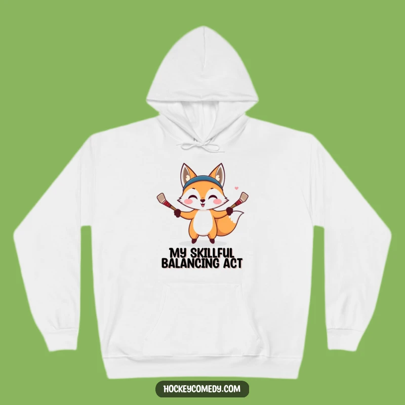 Funny Fox Juggler Hoodie - Stay Cozy with Cunning Style!
