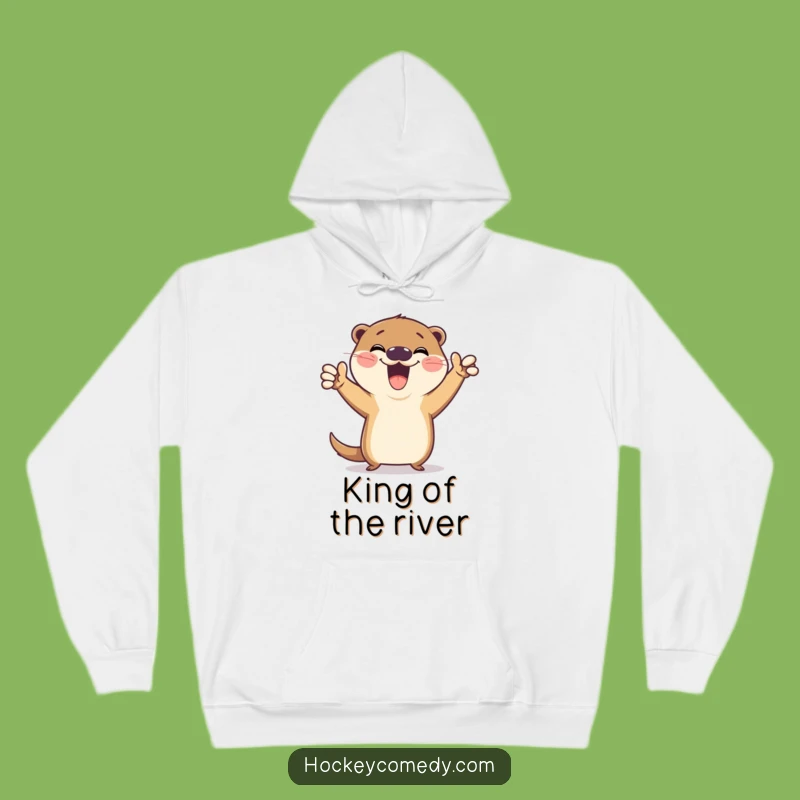 Funny Otter Hoodie: Cozy Victory Celebration Wear, Great Humorous Gift