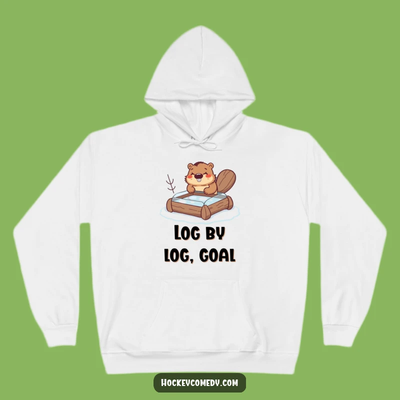 Funny Beaver Hoodie - Cozy & Hilarious DIY Rink Builder Sweatshirt Gift