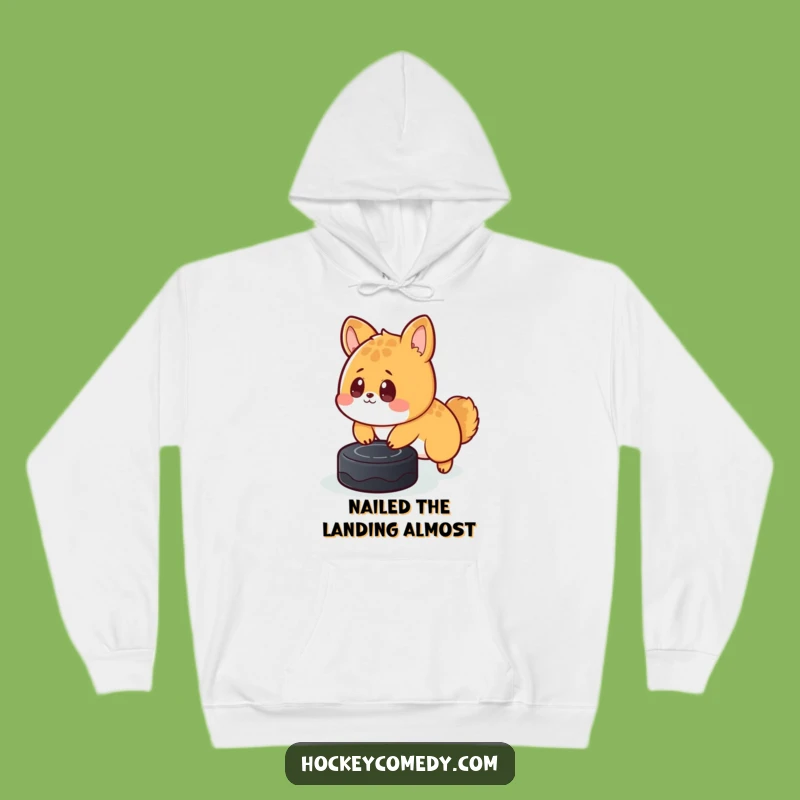 Funny Animal Puck Trip Hoodie - Cozy & Surprised Comfort