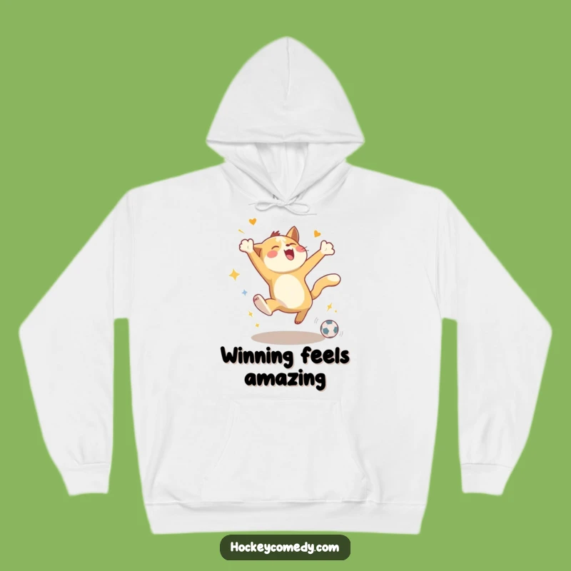 Funny Animal Goal Celebration Hoodie - Cozy Victory Wear