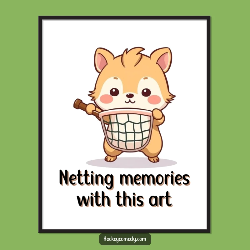 Free Printable Wall Art: Brave Net Defender - Funny Downloadable Art