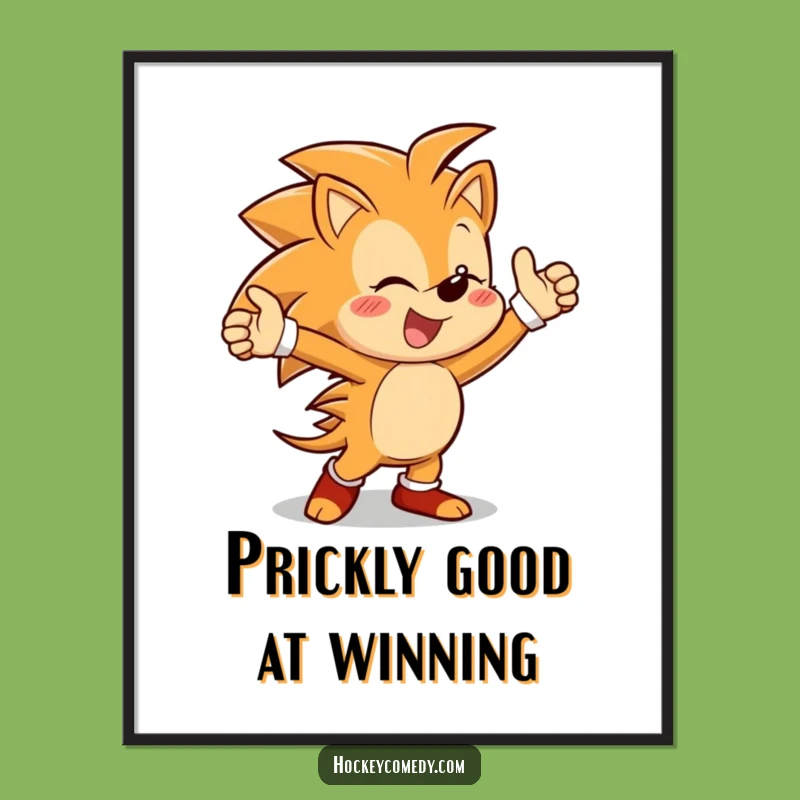 Funny Free Printable Hedgehog Wall Art - Joyful Downloadable Decor