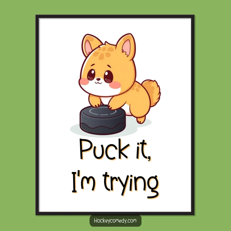Free Printable Wall Art: Funny Tripping Animal Surprise - Humorous Downloadable Decor