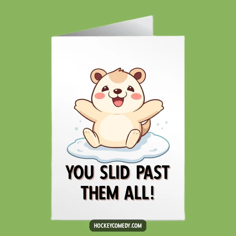 Free Printable Congratulations Card: Ice Skating Champion Digital Download