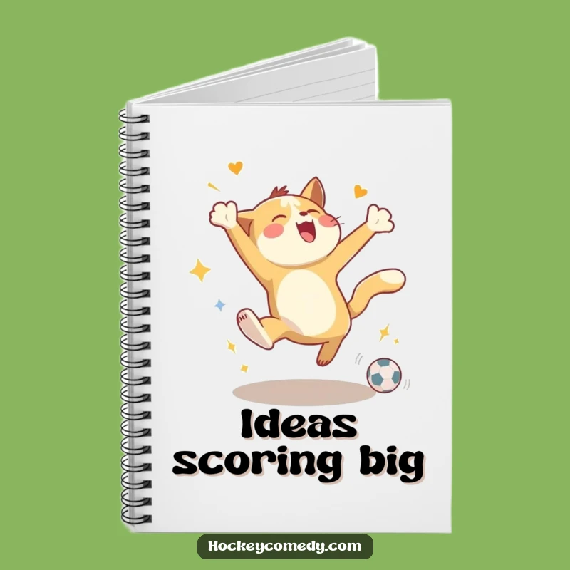 Funny Animal Goal Celebration Notebook - Record Your Wins