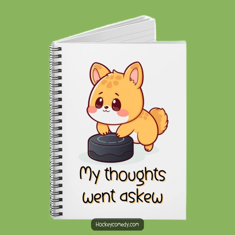 Funny Animal Puck Trip Notebook - Jot Down Surprises