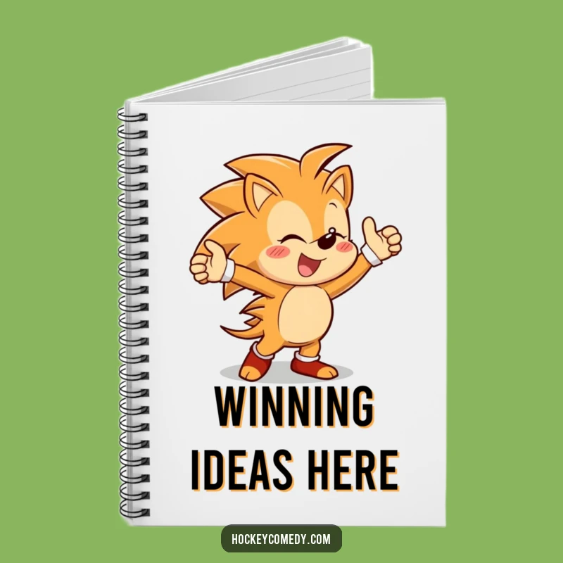Funny Hedgehog Victory Notebook: Dance Notes, Gift for Achievers