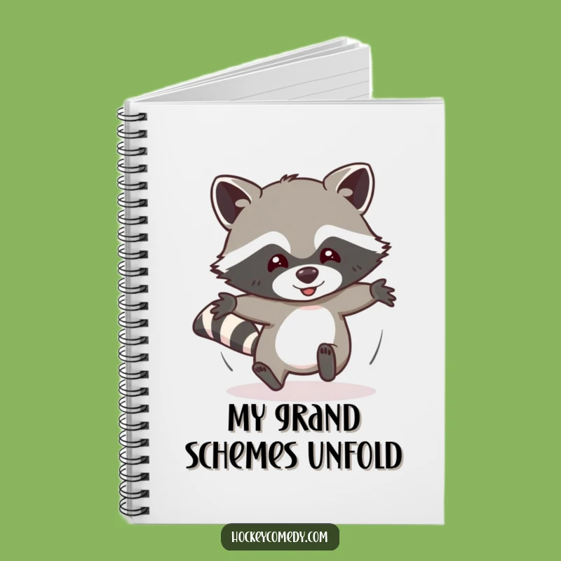 Funny Raccoon Notebook: Hilarious Journal for Playful Ideas, Perfect Gift