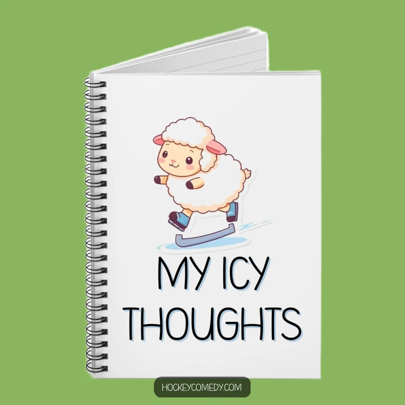 Funny Skating Sheep Notebook: Jot Down Your Ideas with Grace