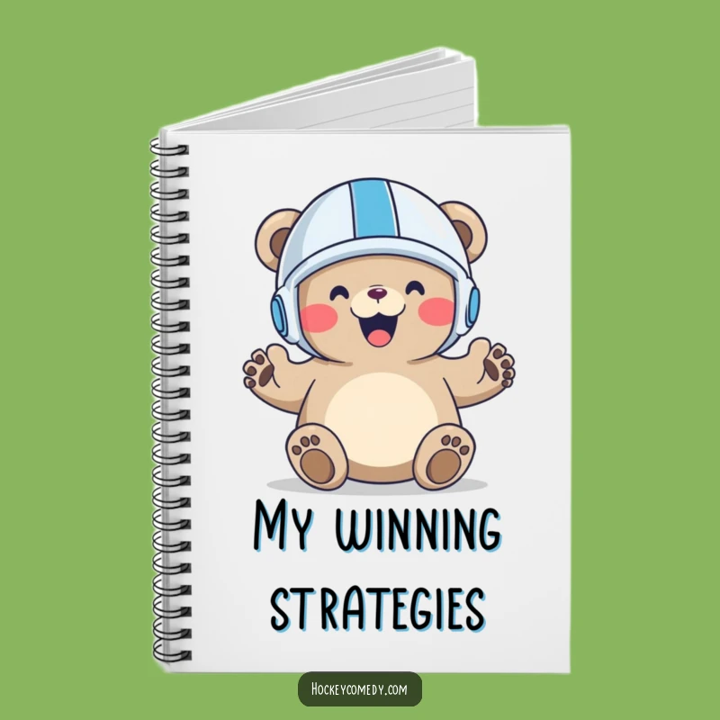 Funny Bear Goal Notebook: Lined Journal, Winning Cover, Perfect Funny Gift