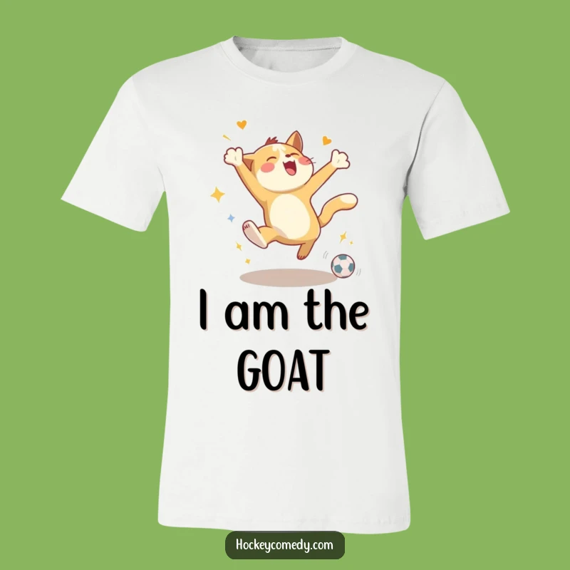 Funny Animal Goal Celebration T-Shirt - Energetic Joy Tee