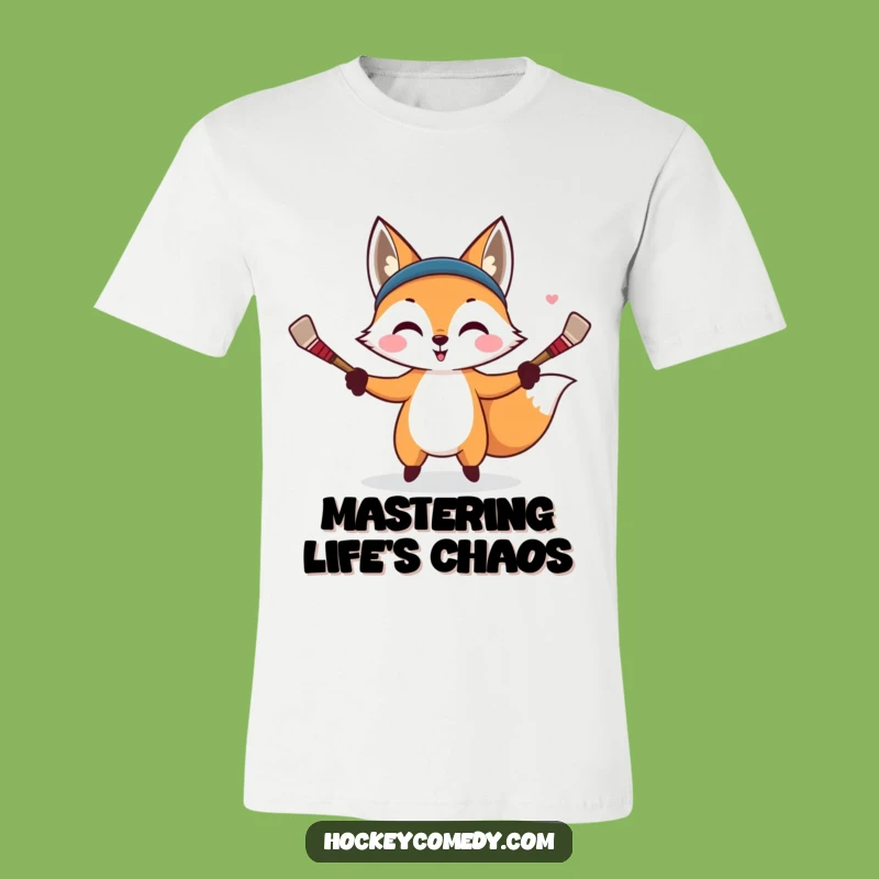 Funny Fox Juggler T-Shirt - Show Off Your Sly Skills!