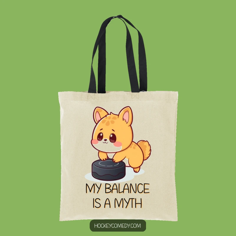 Funny Animal Puck Trip Tote Bag - Hilarious Surprise Carry-All