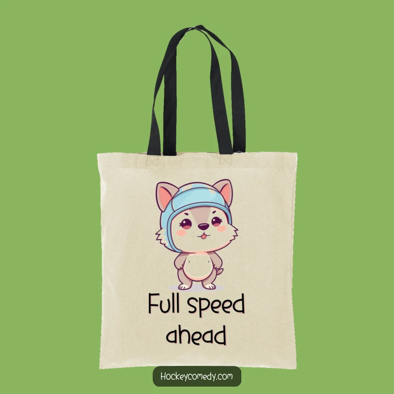 Funny Animal Slapshot Tote Bag - Carry Your Game!