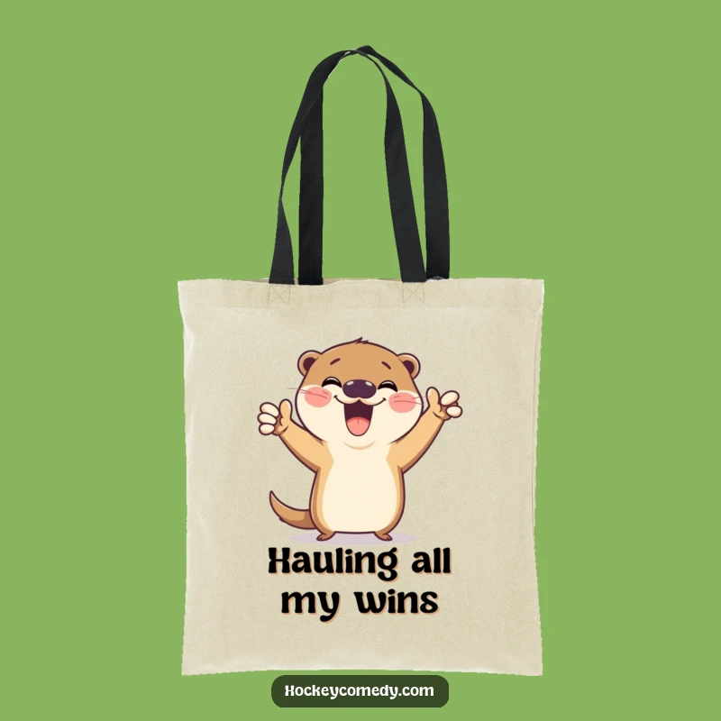Funny Otter Tote Bag: Carry Your Victories with This Hilarious Gift