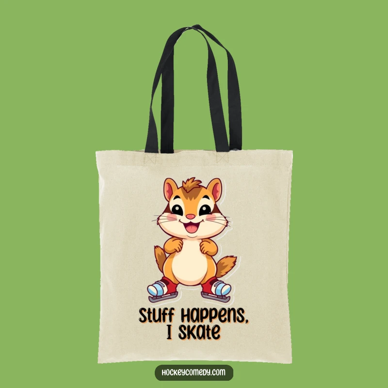 Funny Chipmunk Tote Bag - Carry Your Fun with this Skater Accessory
